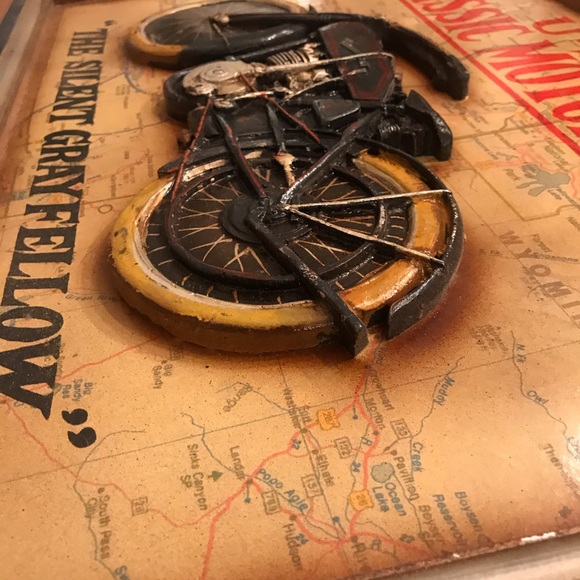 2 Wood Carved Route 66 and Main Street America Pic - Picture 4 of 4